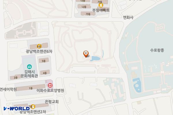 김해민속박물관 위치 지도 — 경상남도 김해시분성로261번길 35(봉황동)