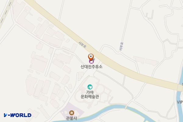 신대진주유소 위치 지도 — 경상남도 김해시 진례면 서부로 858