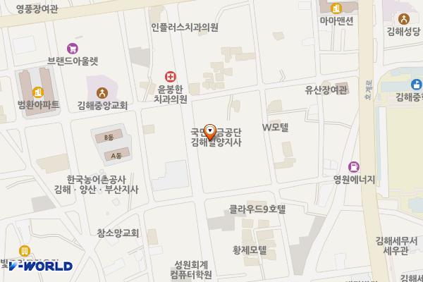 김해부원동우체국 위치 지도 — 경상남도 김해시 가락로 58