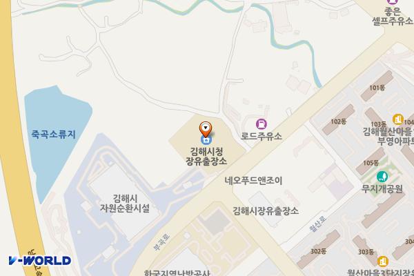 장유다누림센터 위치 지도 — 경상남도 김해시 부곡로 57, 김해시장유출장소 (부곡동)