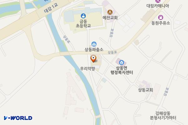 상동면행정복지센터 화장실 위치 지도 — 경상남도 김해시 상동면 상동로 554