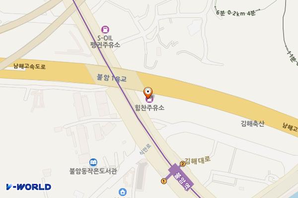 힘찬주유소 위치 지도 — 경상남도 김해시 김해대로 2773 (불암동,외 2필지)