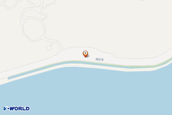 환호동 해변공원 공영주차장 위치 지도 — 경상북도 포항시 북구 두호동 1015-4