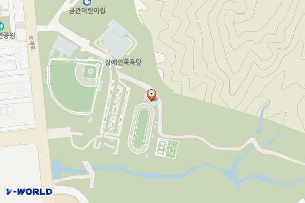 시민체육공원(인라인경기장)화장실 위치 지도 — 경상남도 김해시 삼계로 132-2 (삼계동)