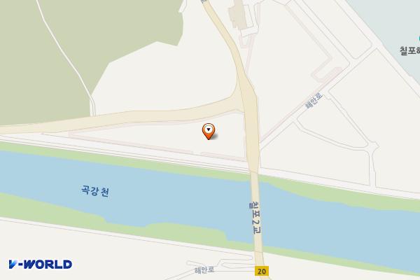 칠포해수욕장2 공영주차장 위치 지도 — 경상북도 포항시 북구 흥해읍 흥안리 10-1