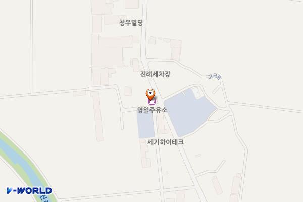 명일주유소 위치 지도 — 경상남도 김해시 진례면 고모로 255
