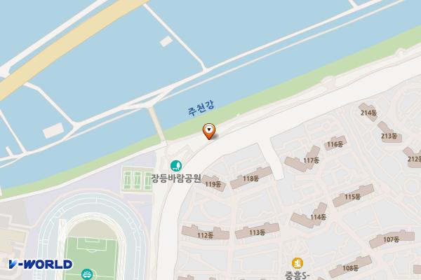 장등공원(바람) 위치 지도 — 경상남도 김해시 진영읍 진영리 1282