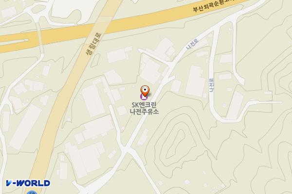 SK에너지 나전Self주유소 위치 지도 — 경상남도 김해시 생림면 나전로 81