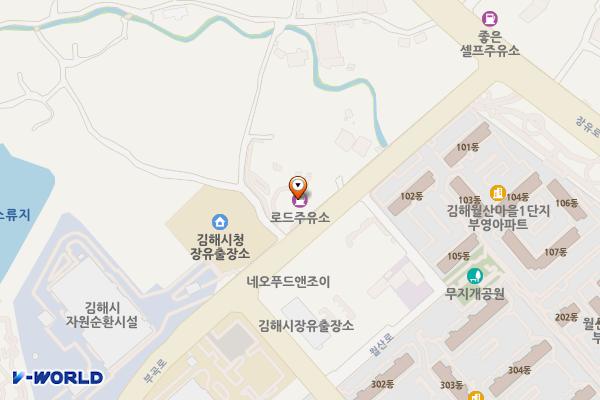 로드주유소 위치 지도 — 경상남도 김해시 부곡로 63 (부곡동)