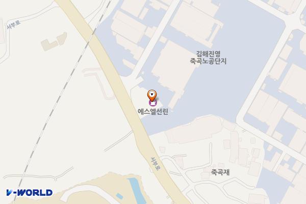 (주)에스엘선린 유림주유소 위치 지도 — 경상남도 김해시 진영읍 서부로 127