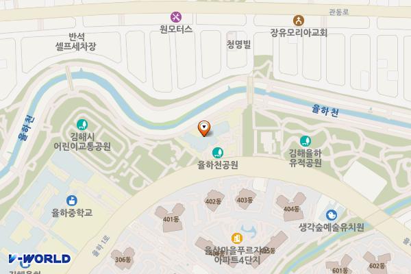 김해기적의도서관 지상1층 화장실2 위치 지도 — 경상남도 김해시 율하1로 55 (율하동)