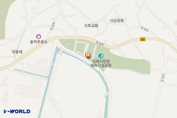 한림시산 파크골프장(시호술미) 위치 지도 — 경상남도 김해시 한림면 장방로335번길 26-146