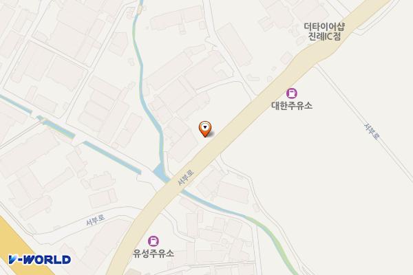 대양석유(주) 고속주유소 위치 지도 — 경상남도 김해시 진영읍 서부로 386