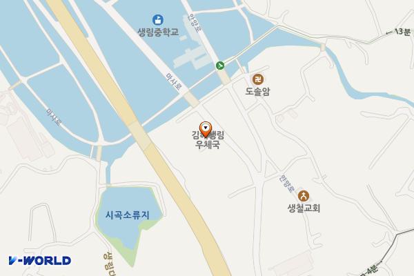 김해생림우체국 위치 지도 — 경상남도 김해시 생림면 마사로 91