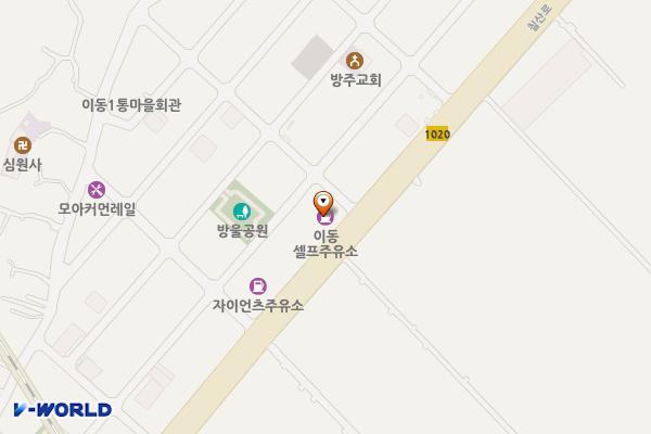 이동셀프주유소 위치 지도 — 경상남도 김해시 칠산로 223 (이동)