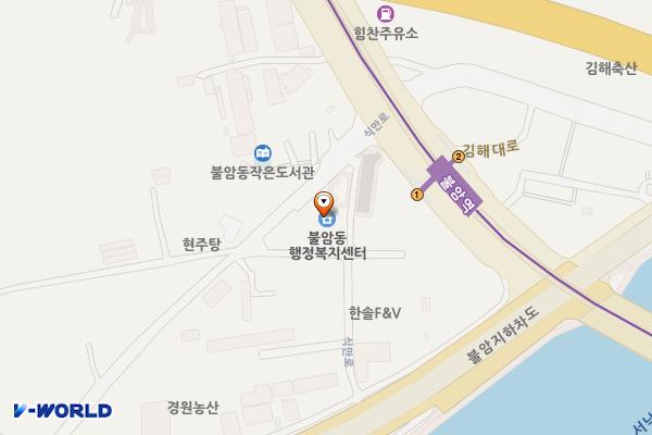 불암동행정복지센터 화장실 위치 지도 — 경상남도 김해시 식만로 388 (불암동)