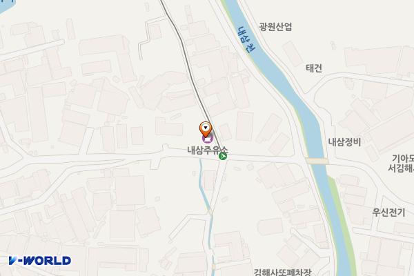 내삼주유소 위치 지도 — 경상남도 김해시 주촌면 서부로1499번안길 1