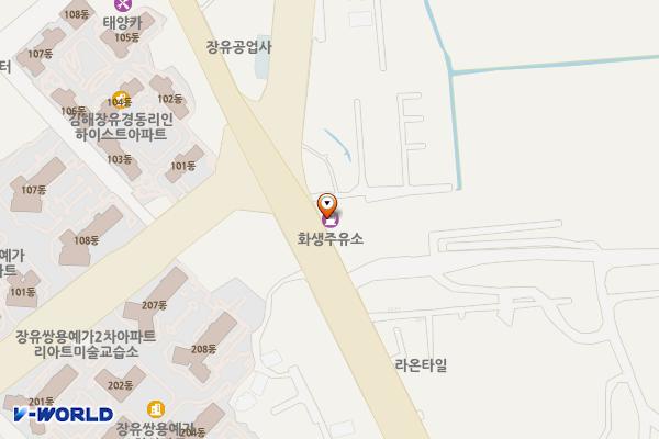 화생주유소 위치 지도 — 경상남도 김해시 장유로 367 (신문동)