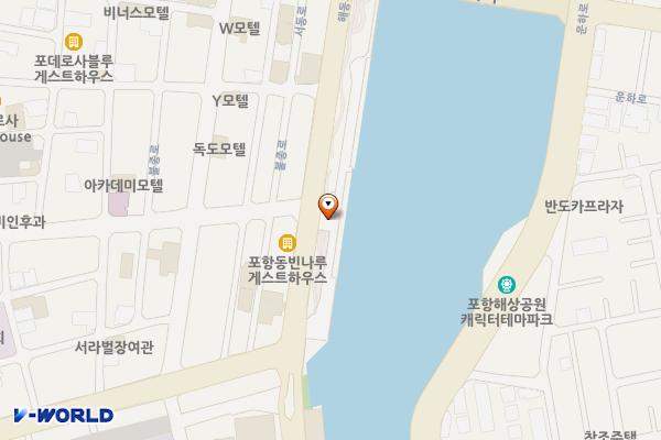 동빈부두 공영주차장 위치 지도 — 경상북도 포항시 북구 동빈2가 148-4