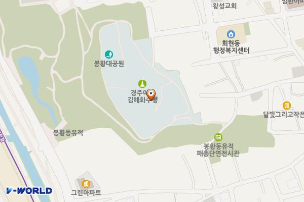 봉황동 유적 공중화장실(사무실) 위치 지도 — 경상남도 김해시 가락로63번길 51(봉황동)