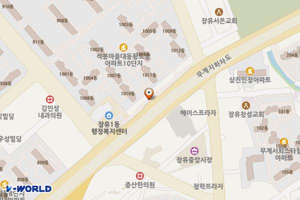 장유고속버스환승정류장 위치 지도 — 경상남도 김해시 금관대로 587(무계동)