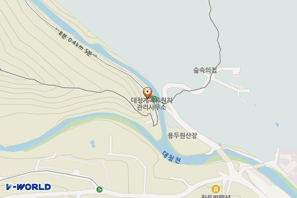 대청계곡 입구 공중화장실(휴게소옆) 위치 지도 — 경상남도 김해시 대청동 531-1