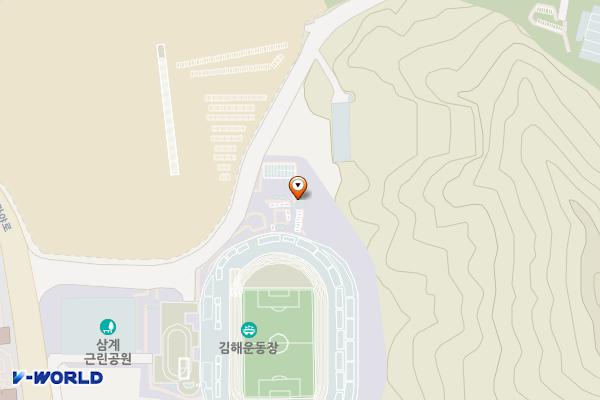 김해운동장 옥외화장실1 위치 지도 — 경상남도 김해시 가야로 245-3 (구산동)