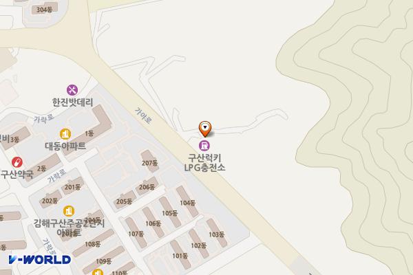 구산럭키LPG충전소 위치 지도 — 경상남도 김해시 가야로 353 (구산동)