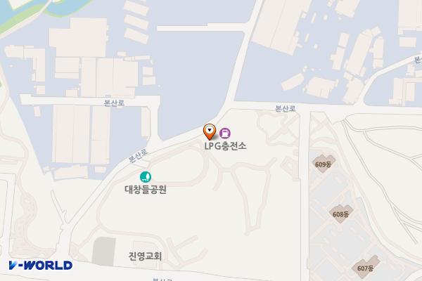 구암충전소 위치 지도 — 경상남도 김해시 진영읍 본산로 60