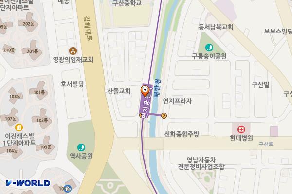 연지공원역 위치 지도 — 경상남도 김해시 해반천로 5