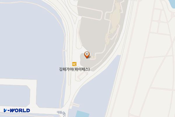금관가야 휴게소 하행선 위치 지도 — 경상남도 김해시 대동면 동남로 400