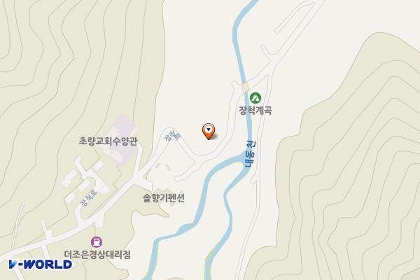 장척계곡(주차장) 공중화장실 위치 지도 — 경상남도 김해시 상동면 장척로 535