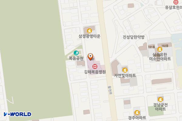 김해복음병원 위치 지도 — 경상남도 김해시 활천로 33