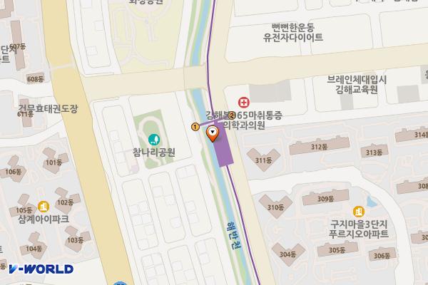 장신대역 위치 지도 — 경상남도 김해시 해반천로 129