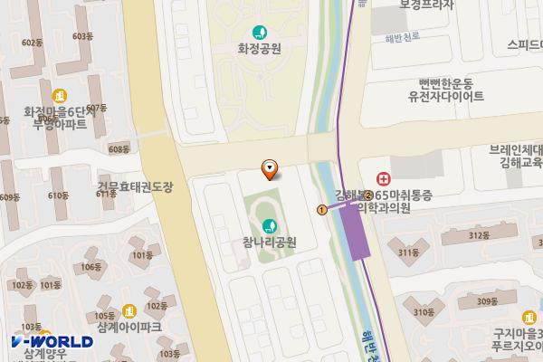 에이치디현대오일뱅크(주) 직영 김해대로셀프주유소 위치 지도 — 경상남도 김해시 삼계중앙로 10 (삼계동)