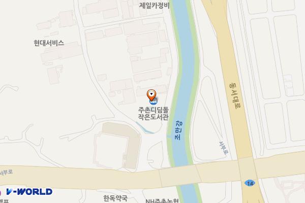주촌복지관 화장실 위치 지도 — 경상남도 김해시 주촌면 서부로1637번길 15
