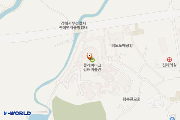 클레이아크김해 미술관 연수관 화장실 위치 지도 — 경상남도 김해시 진례면 분청로 25