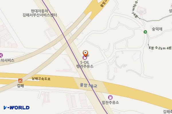 (주)행복한식품 펭귄주유소 위치 지도 — 경상남도 김해시 김해대로 2757 (불암동)