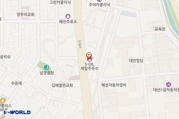 오일컴퍼니 위치 지도 — 경상남도 김해시 인제로 132 (어방동)