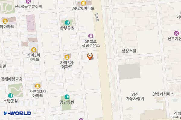 한솔유화(주) 동김해IC주유소 위치 지도 — 경상남도 김해시 인제로 23 (어방동)