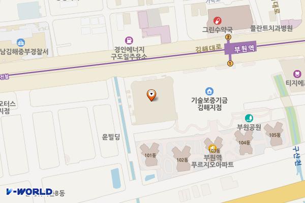 롯데마트 김해점 위치 지도 — 경상남도 김해시 김해대로 2330(부원동)