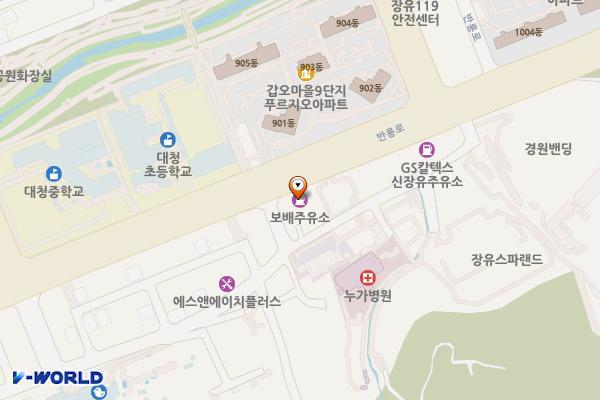 보배주유소 위치 지도 — 경상남도 김해시 반룡로 66 (대청동)