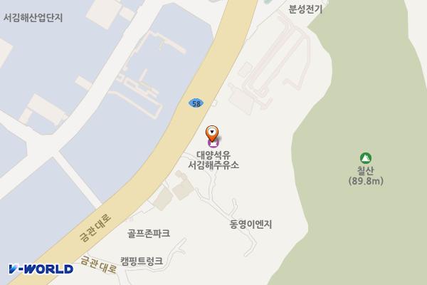 대양석유(주)서김해주유소 위치 지도 — 경상남도 김해시 금관대로 892 (풍유동)
