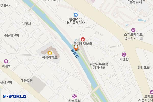 금오동 쌈지 위치 지도 — 경기도 의정부시 금오동 438-14