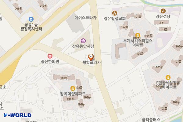 청학프라자 위치 지도 — 경상남도 김해시 장유로301번길 3