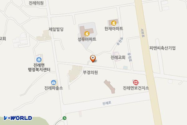 김해진례우체국 위치 지도 — 경상남도 김해시 진례면 송현로 11
