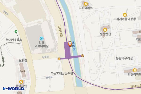 봉황역 위치 지도 — 경상남도 김해시 김해대로 2249