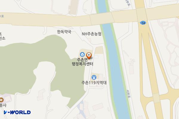 주촌면행정복지센터 화장실 위치 지도 — 경상남도 김해시 주촌면 서부로1638번길 12