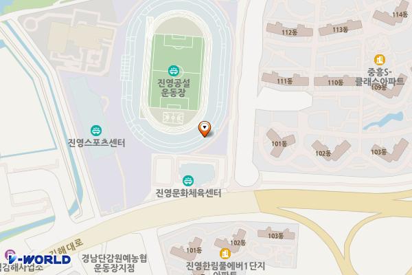 청소년수련관 화장실 위치 지도 — 경상남도 김해시 진영읍 김해대로 257