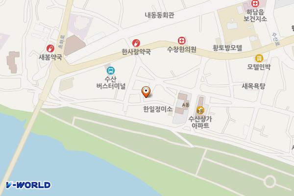 수산시장 위치 지도 — 경상남도 밀양시 하남읍 시서안길 7-6